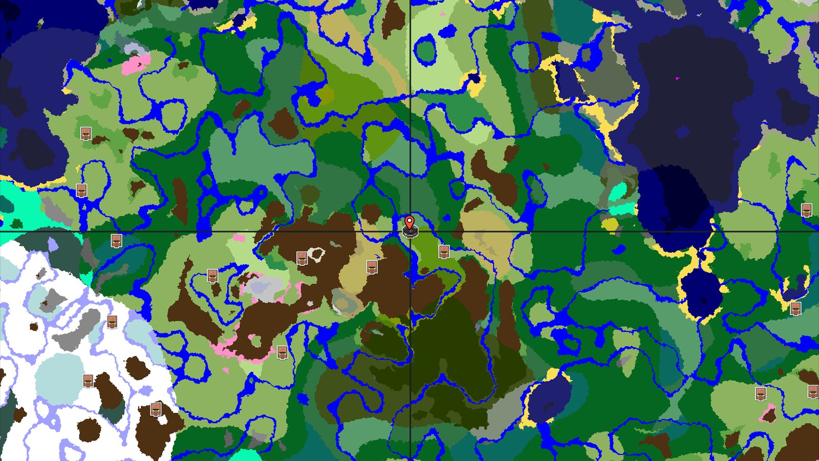 Jungle Spawn with Nearby Savanna and Forest — Minecraft seed preview