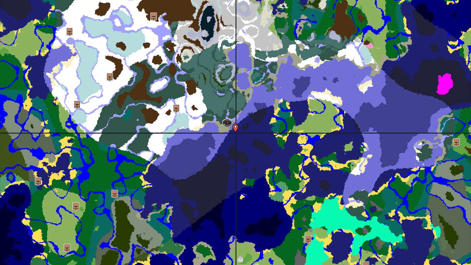 A Cold, Mountainous Start with a Trial Chambers Nearby — Minecraft seed preview