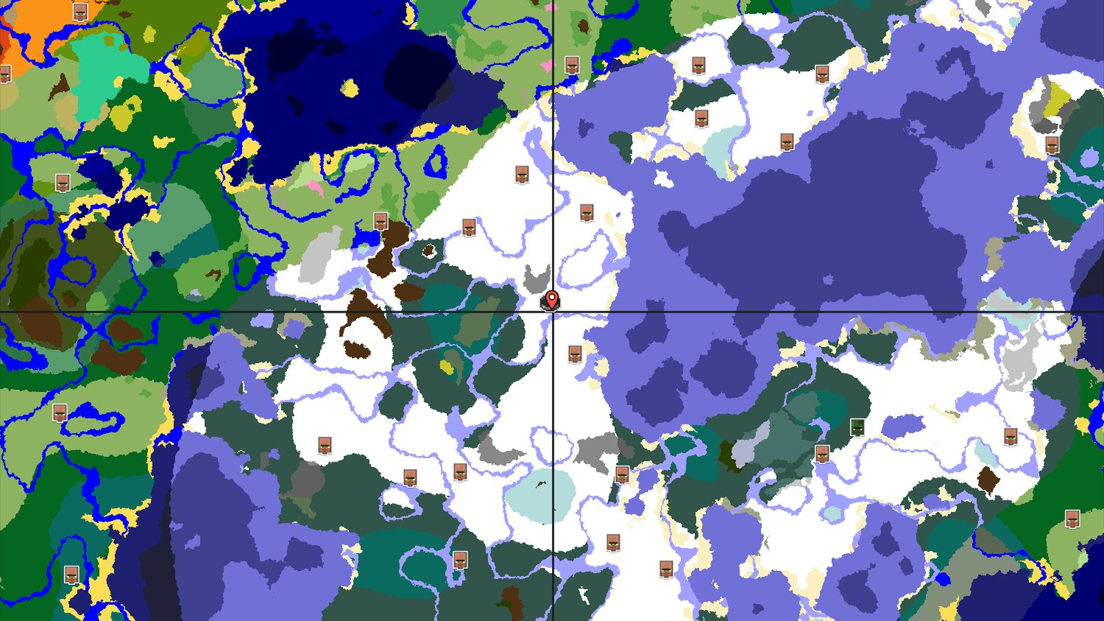 A Snowy Start With Nearby Igloos and a Mineshaft — Minecraft seed preview
