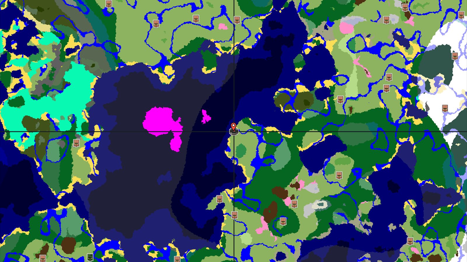 Flower Forest and Mushroom Fields Near Spawn — Minecraft seed preview
