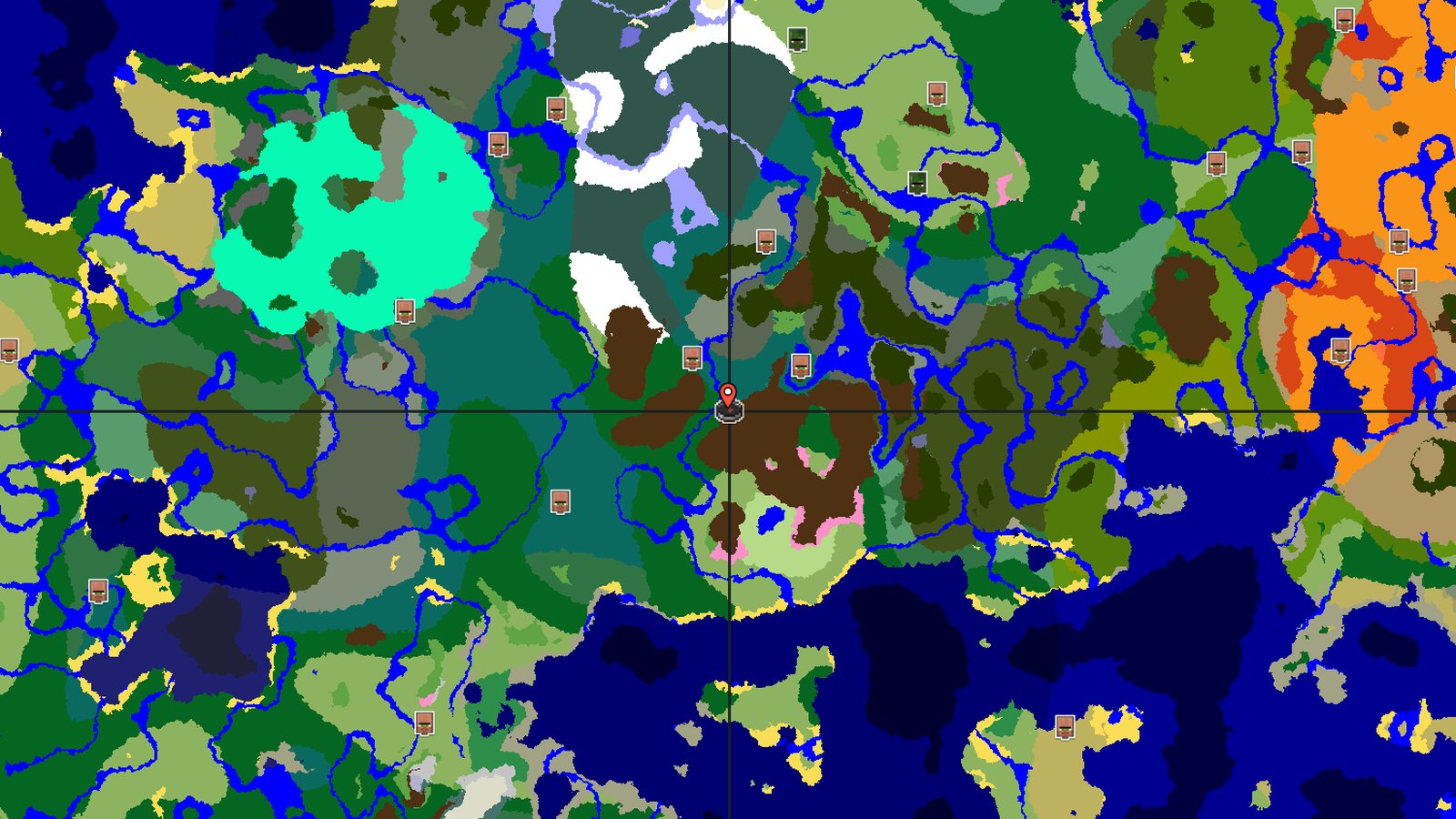 Cherry Blossom Grove in a Mountain Valley — Minecraft seed preview