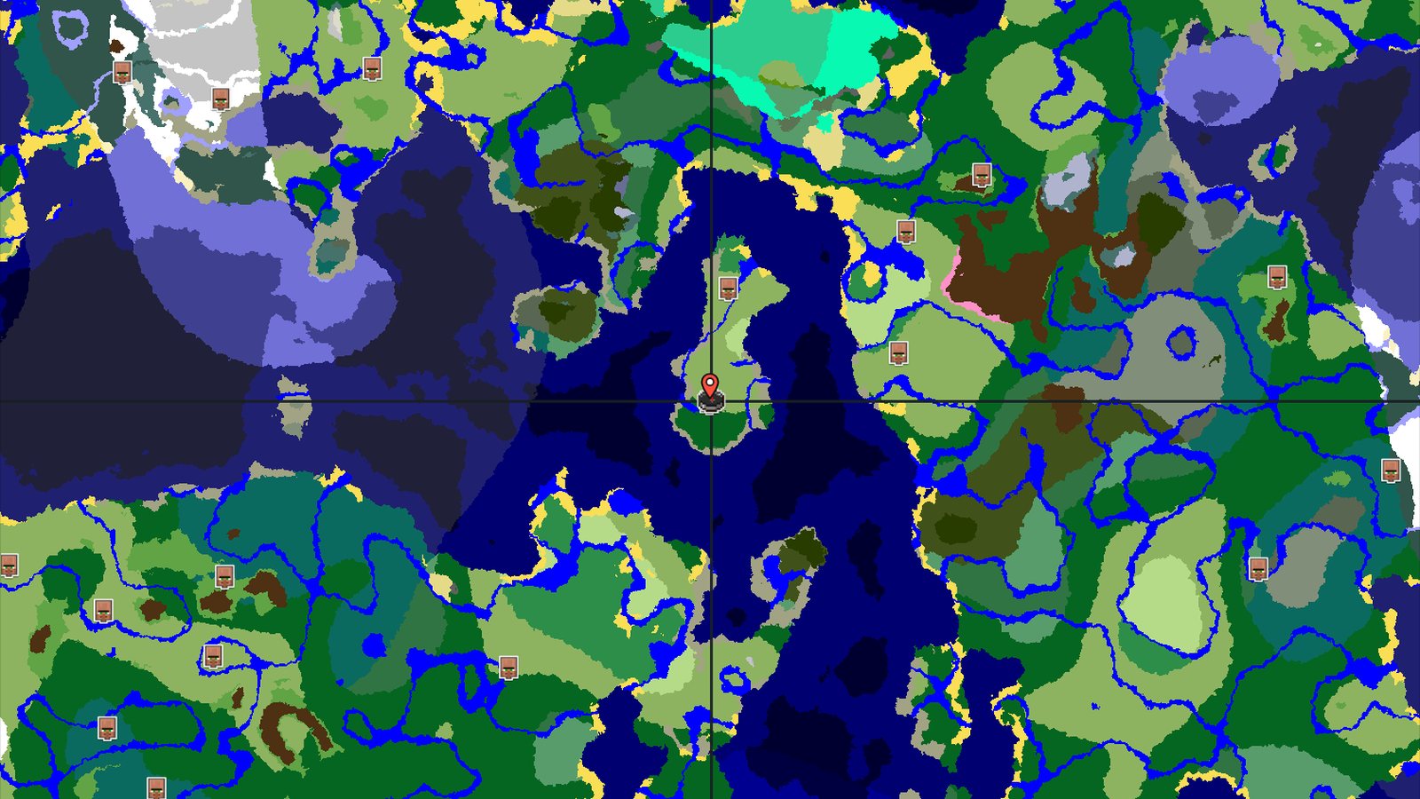 Island Spawn with a Close Village and Coastal Explorations — Minecraft seed preview