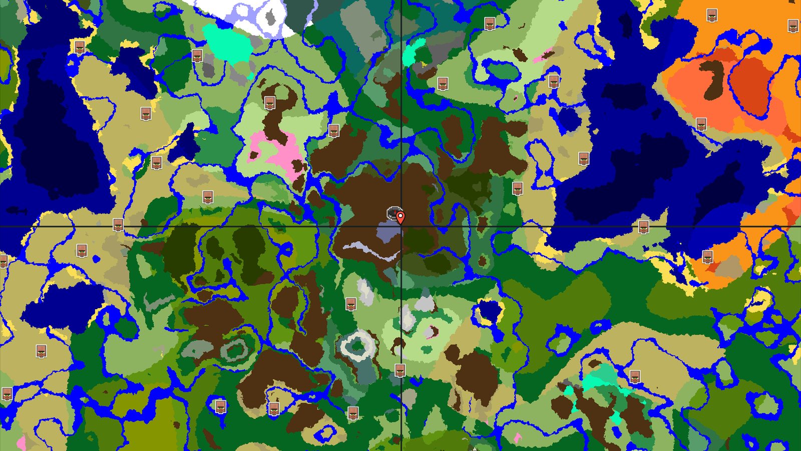 A Quiet Start in Pale Garden, Near a Mountain Crater — Minecraft seed preview