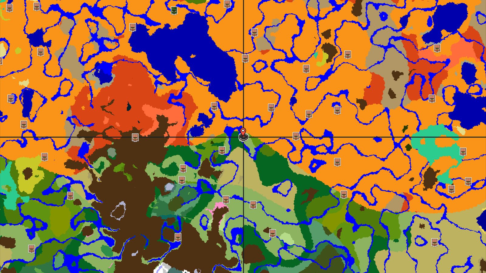 A Quick Village Start with Nearby Chambers and Desert — Minecraft seed preview