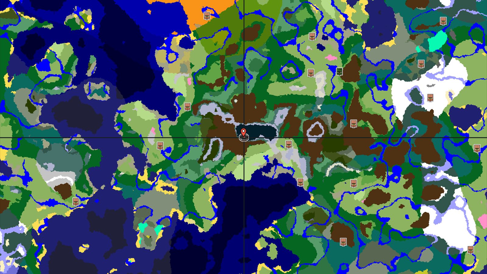 Frozen Peaks Spawn with Nearby Ancient City Challenge — Minecraft seed preview