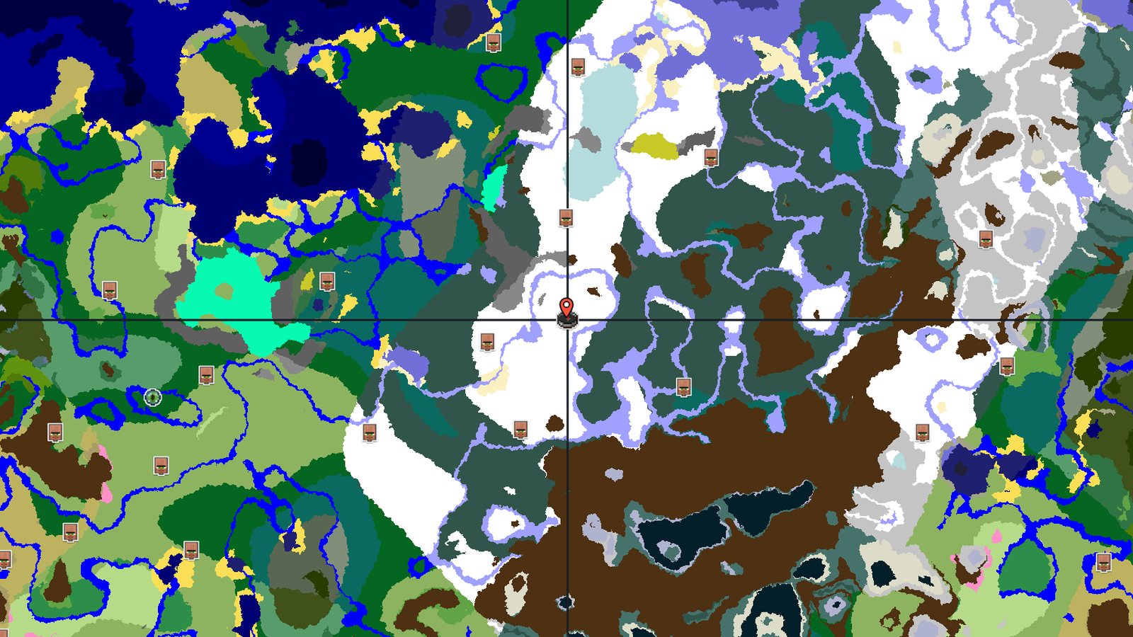 A Snowy Start With Close Underground Treasures — Minecraft seed preview