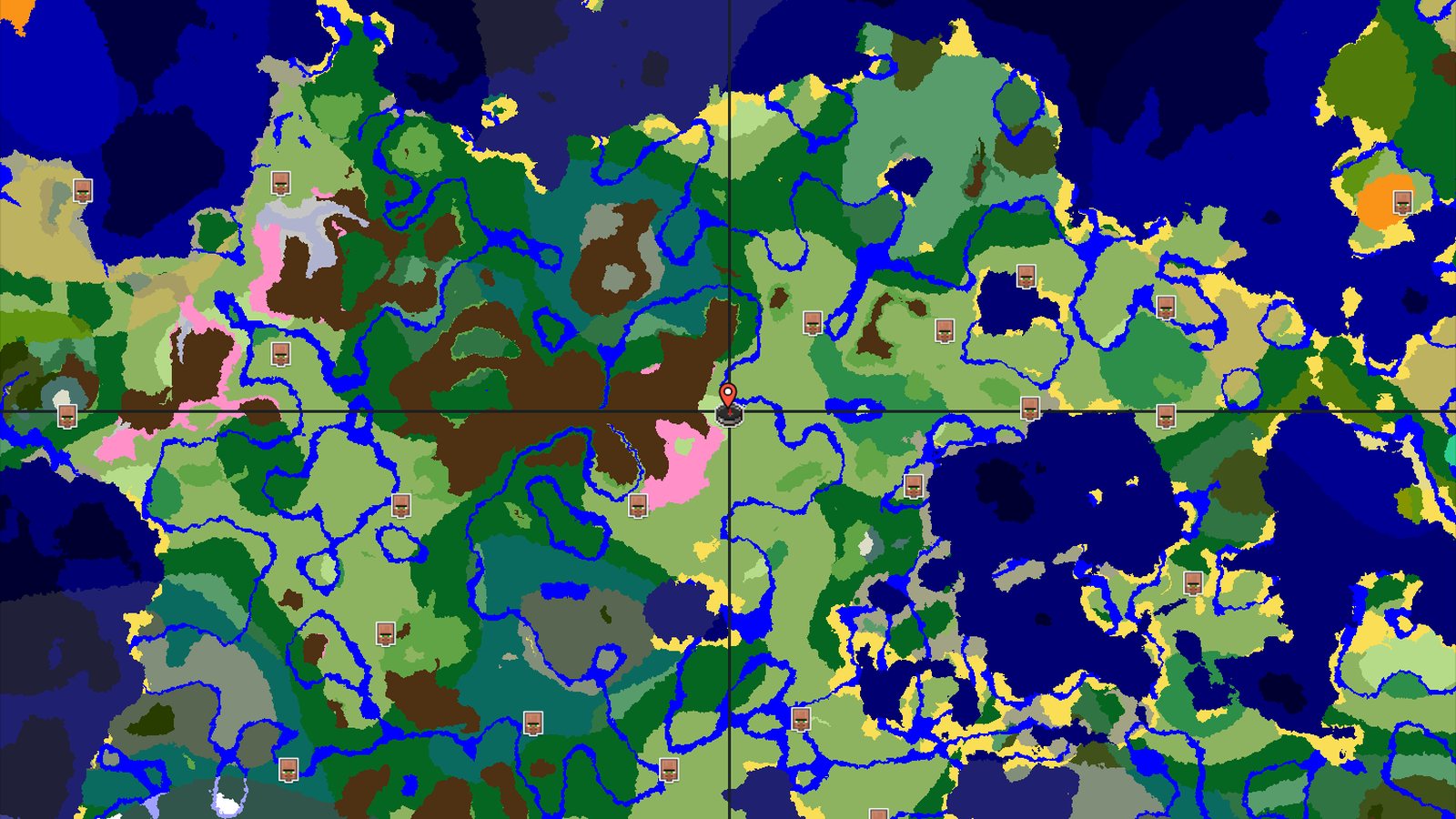 Cherry Grove Near Spawn, Plus Nearby Trial Chambers — Minecraft seed preview