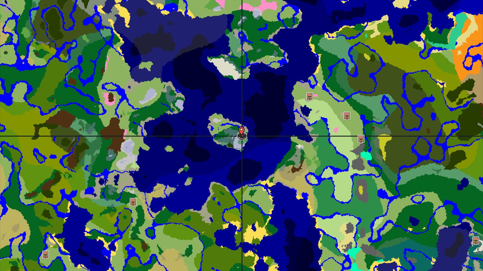 Frozen Peaks Spawn with Close Trial Chambers — Minecraft seed preview