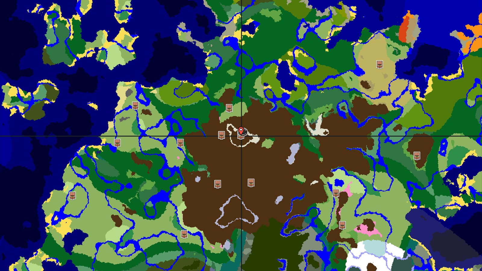 Spawn Near a Village and Ancient City in Snowy Peaks — Minecraft seed preview
