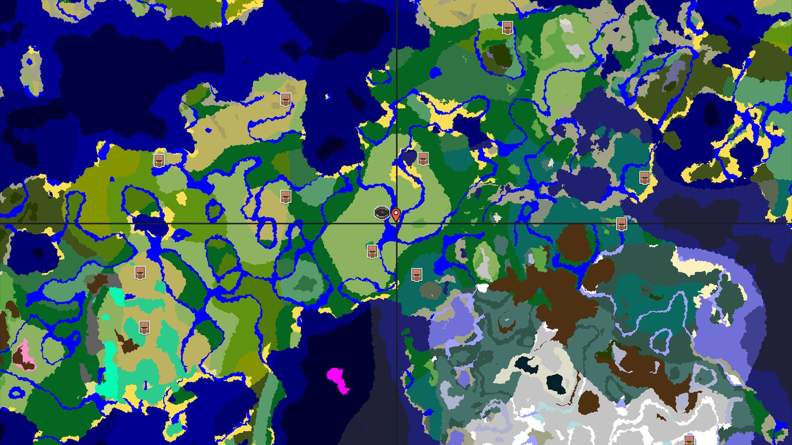A River Runs Through It: Quick Underground Access — Minecraft seed preview