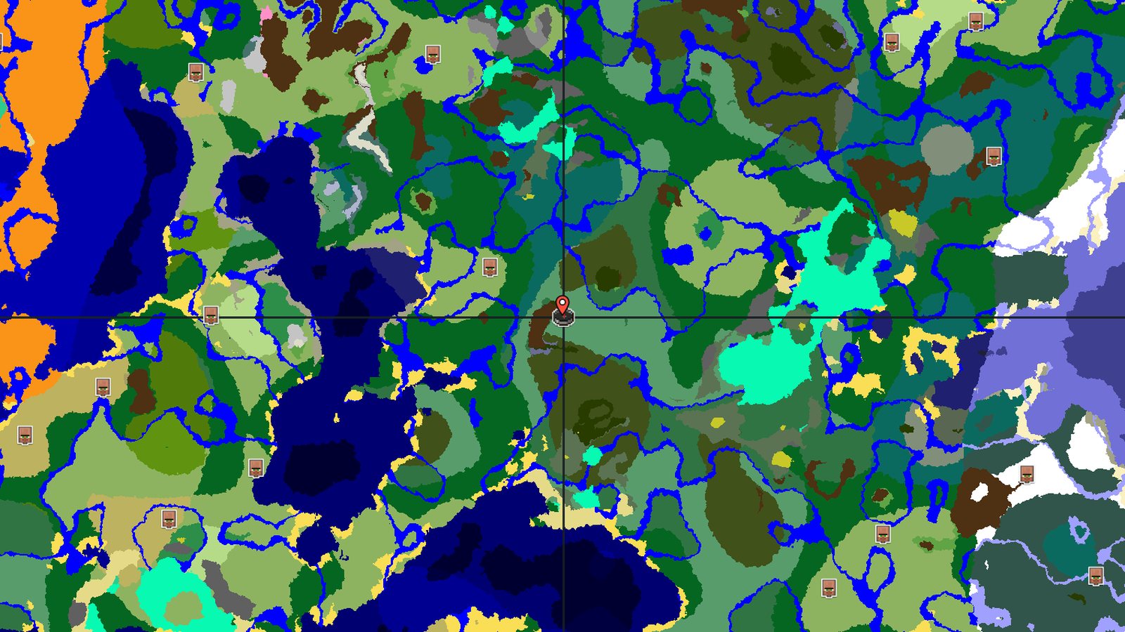 Pale Garden Beside a Dark Forest — Minecraft seed preview