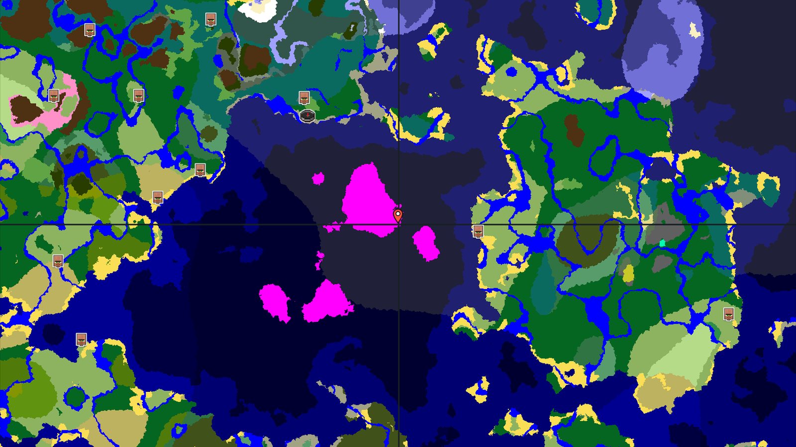 Mushroom Fields Close to Spawn — Minecraft seed preview