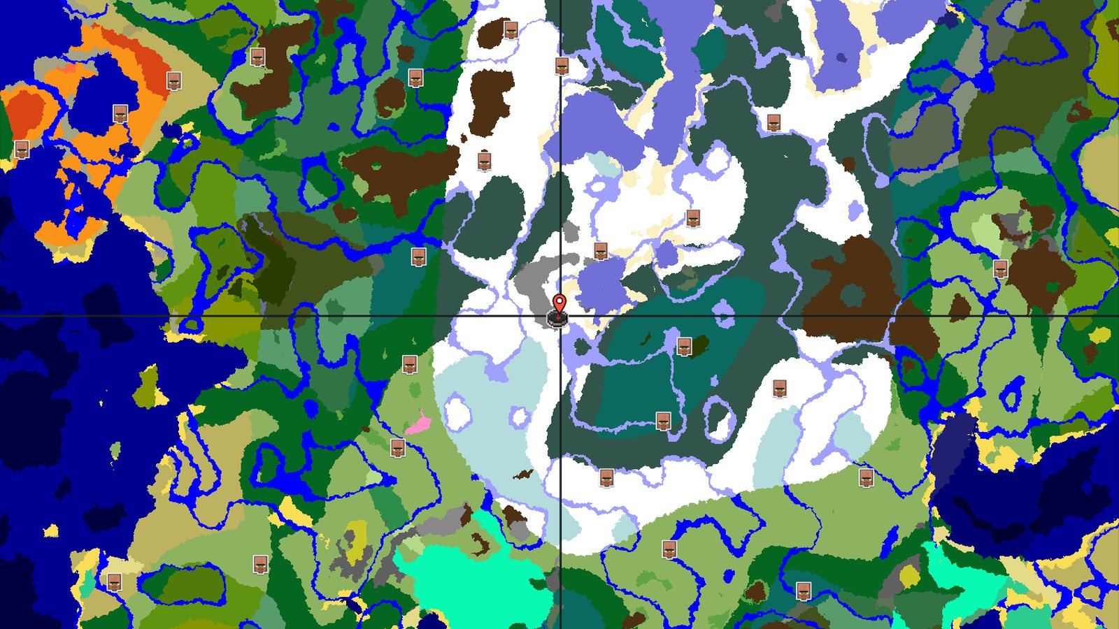 A Cold Start With Close Ice Spikes and Mineshaft — Minecraft seed preview