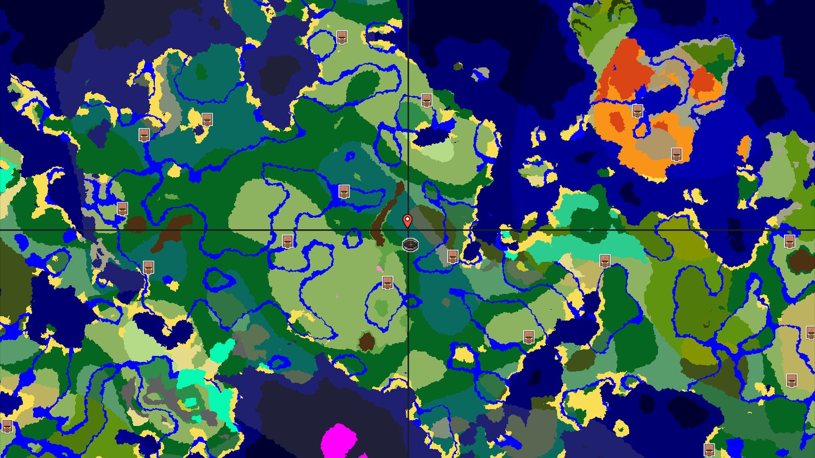 A Taiga Start with Nearby Mineshaft and a Distant Cherry Grove — Minecraft seed preview
