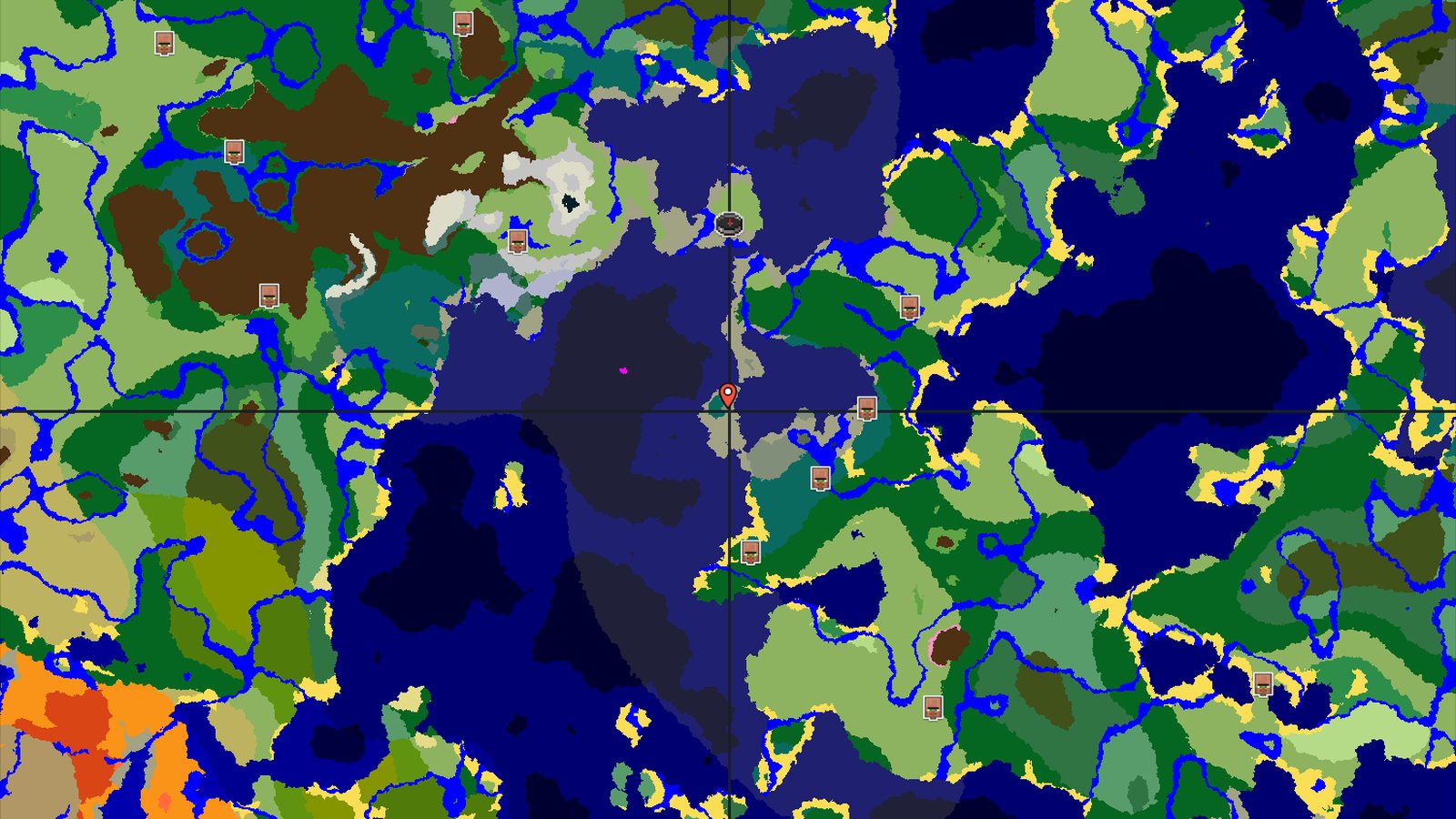 Spawn Near a Shipwreck with Distant Mountain Vistas — Minecraft seed preview