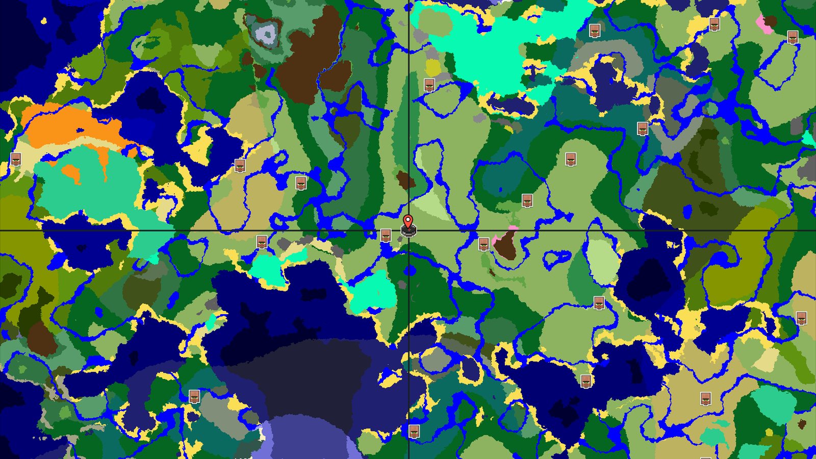 Spawn in Plains with Close Ruined Portal — Minecraft seed preview