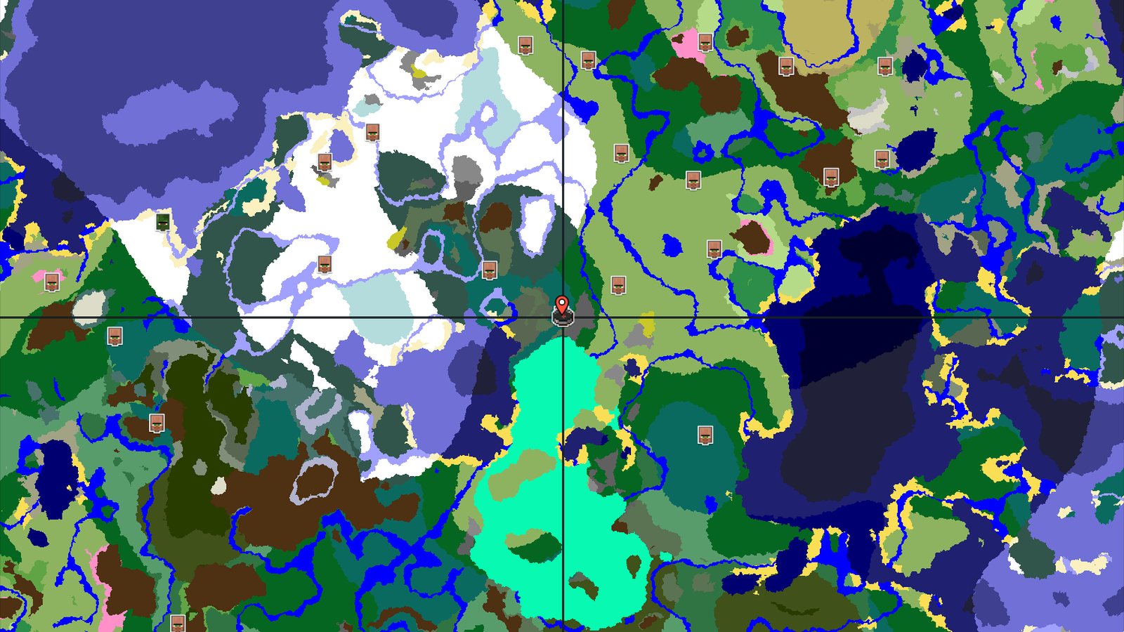 A Quick Start Village Near Taiga Forests — Minecraft seed preview