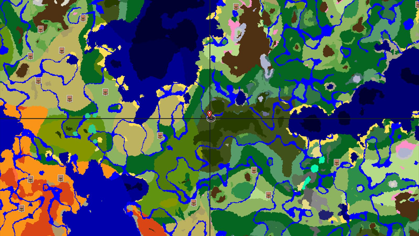 Dark Forest Spawn with Nearby Woodland Mansion — Minecraft seed preview