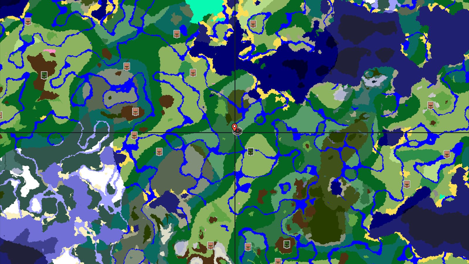 Forest Spawn with Nearby Abandoned Village — Minecraft seed preview