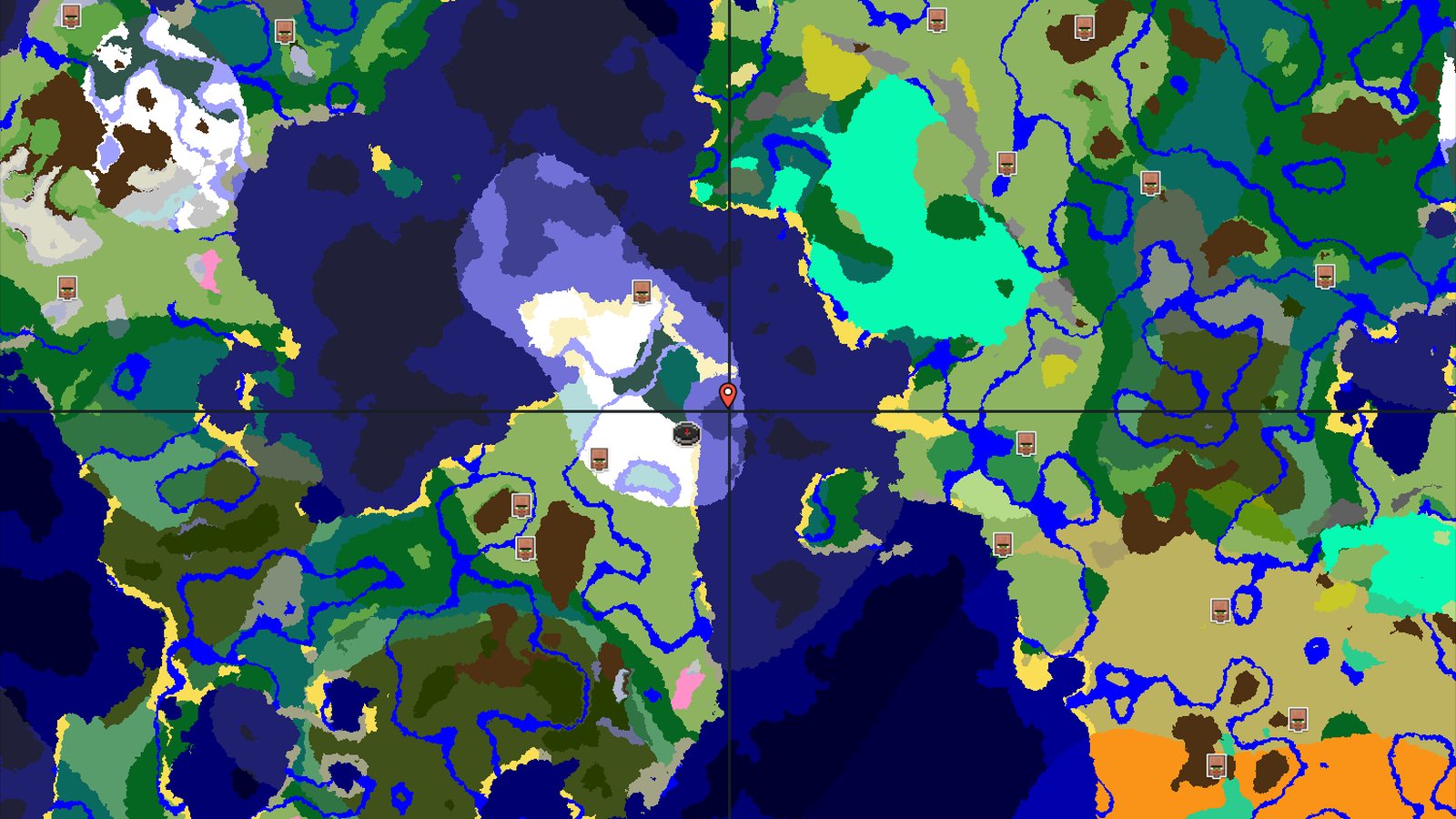 Ice Spikes Near Spawn in a Frozen World — Minecraft seed preview