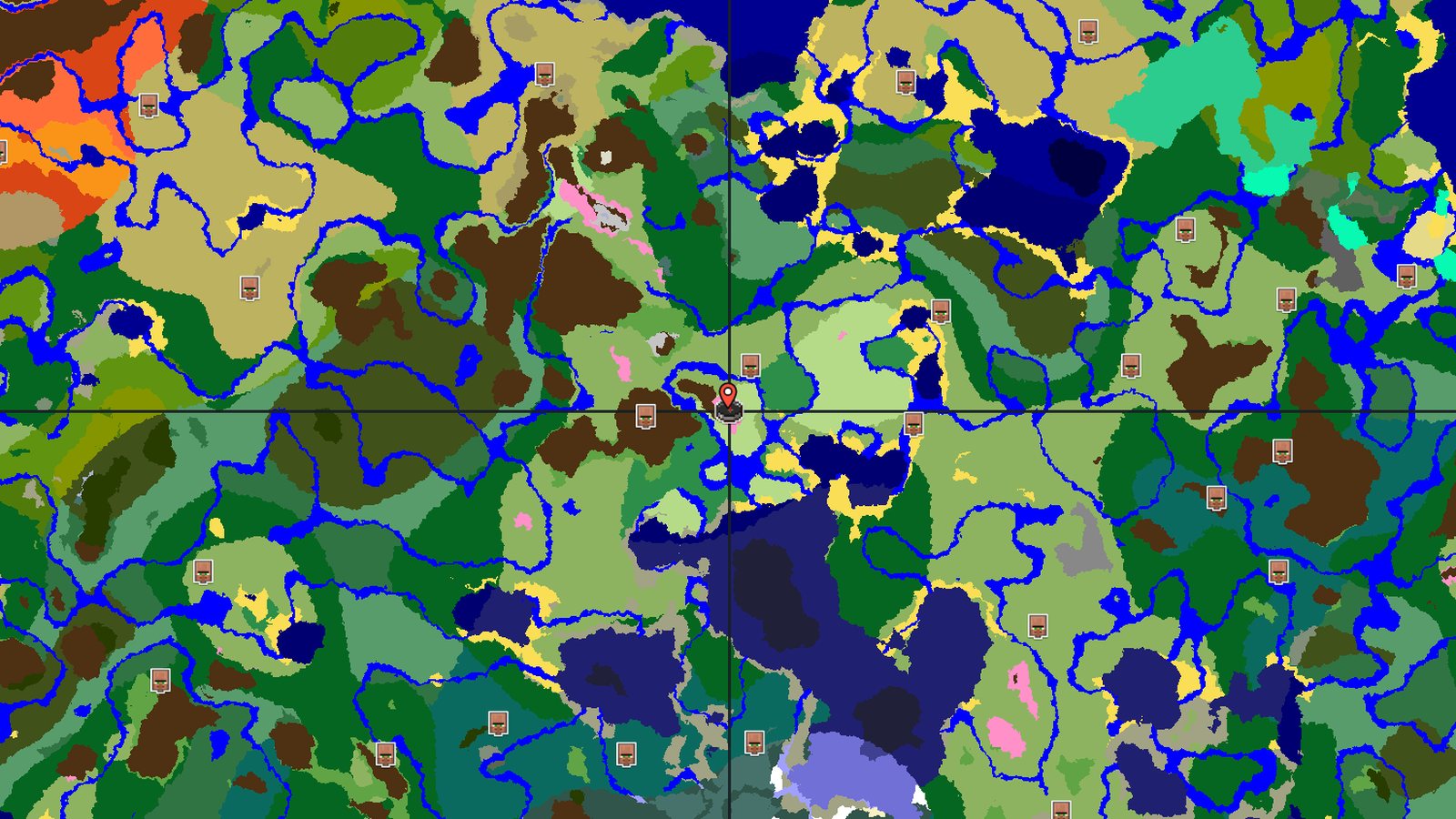 Cherry Grove Spawn Near Mineshaft and Trial Chambers — Minecraft seed preview