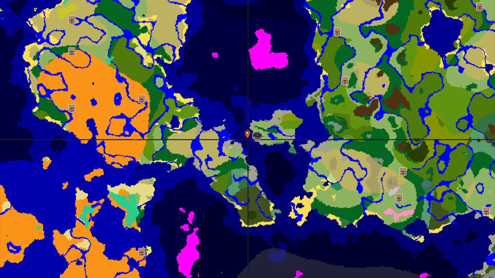 Flower Forest and Sparse Jungle Island — Minecraft seed preview