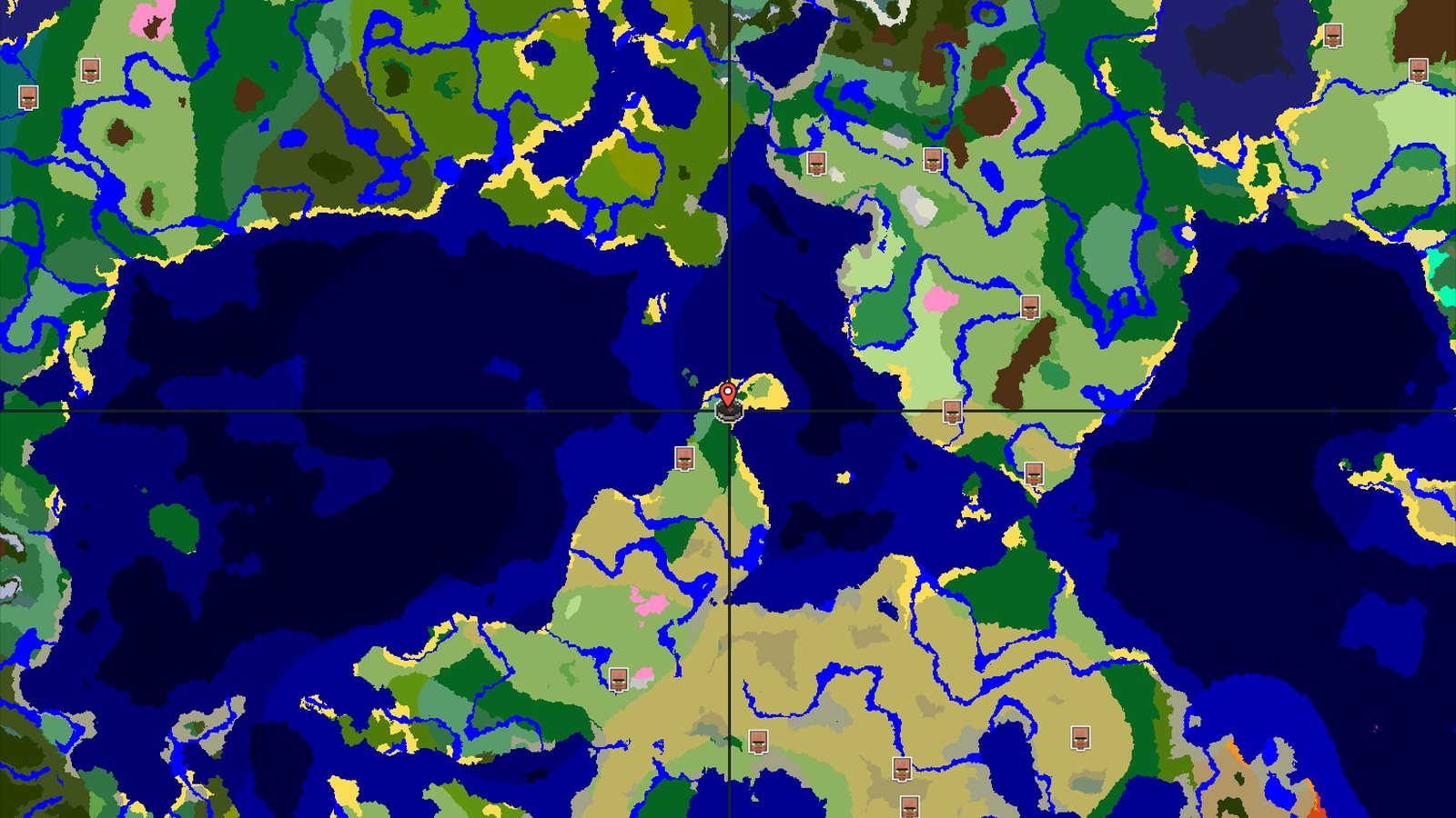A Wooded Coastal Spawn with Quick Underground Access — Minecraft seed preview