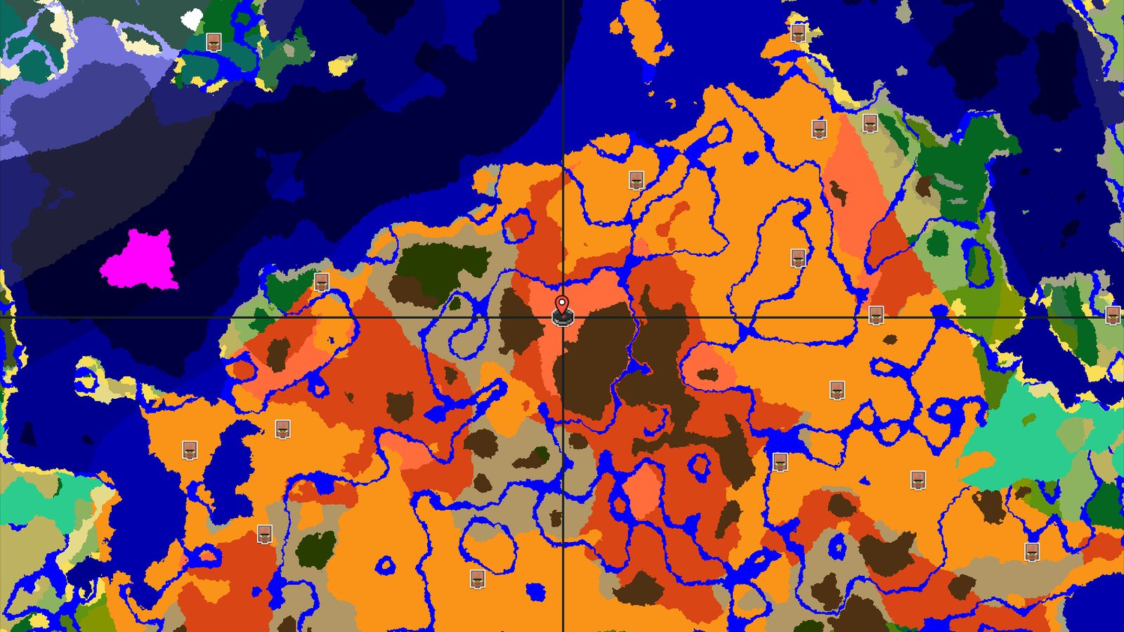 Eroded Badlands Spawn with Nearby Trial Chambers — Minecraft seed preview