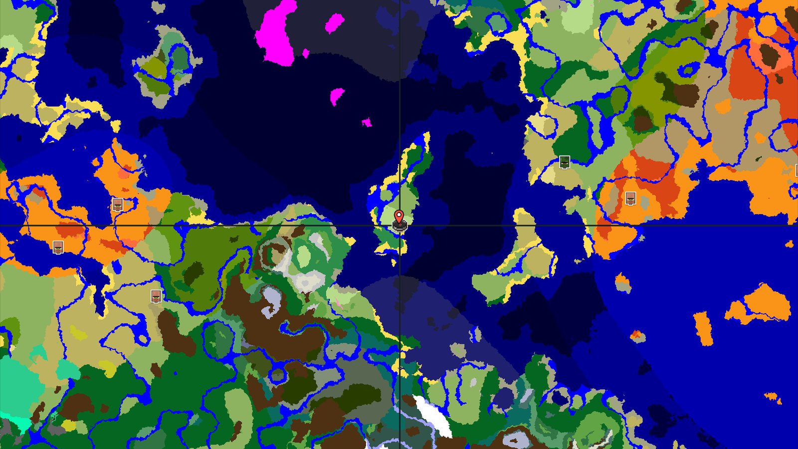 A Sunflower Plains Island Start with Near Coastal Loot — Minecraft seed preview