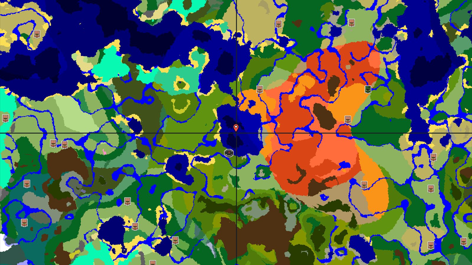 Jungle Spawn with Badlands and a Distant Ancient City — Minecraft seed preview