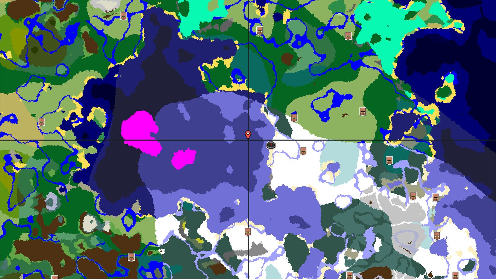 Frozen Ocean Start with Nearby Trial Chambers — Minecraft seed preview