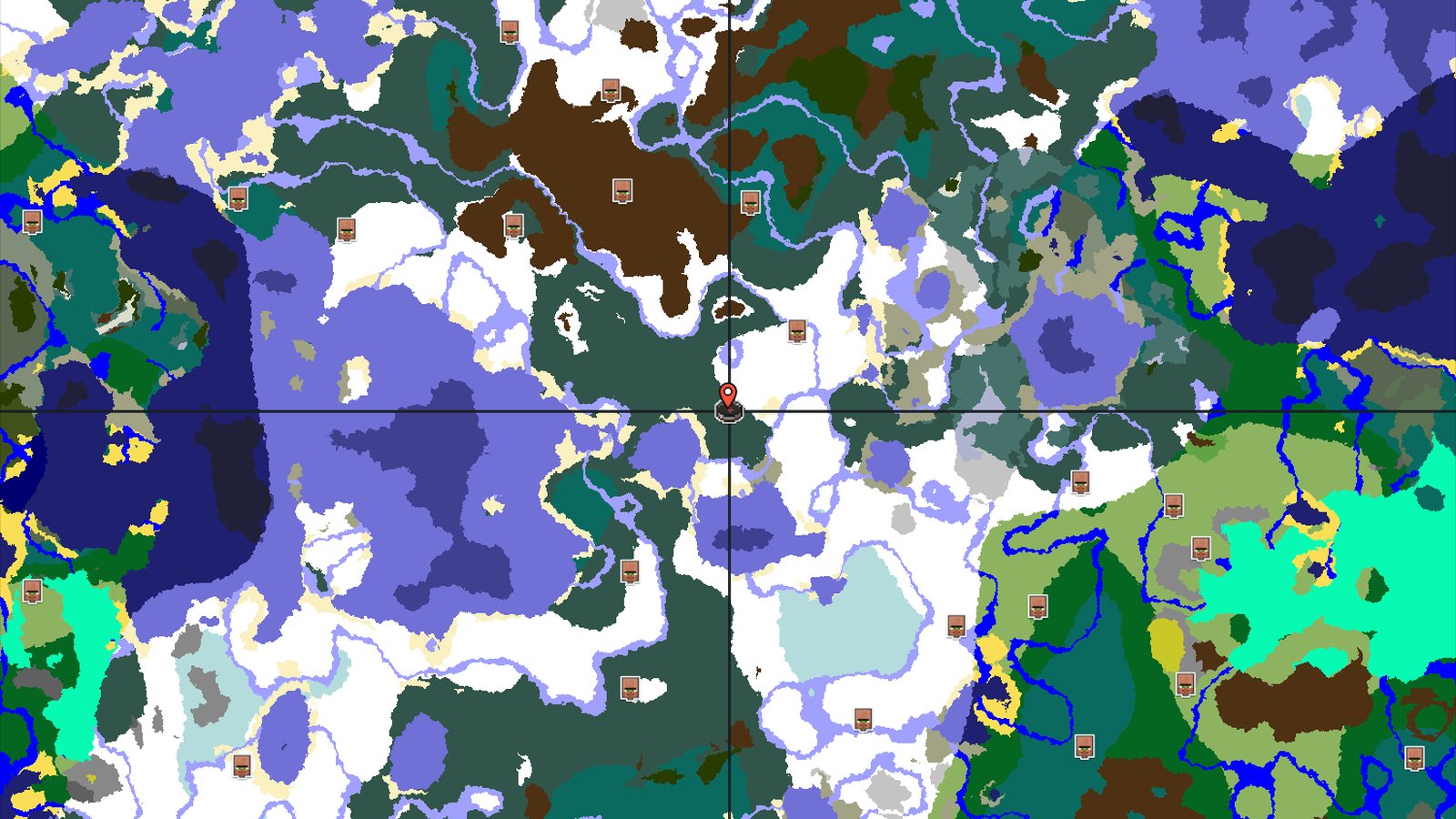 Spawn in a Snowy Taiga with Nearby Trial Chambers — Minecraft seed preview