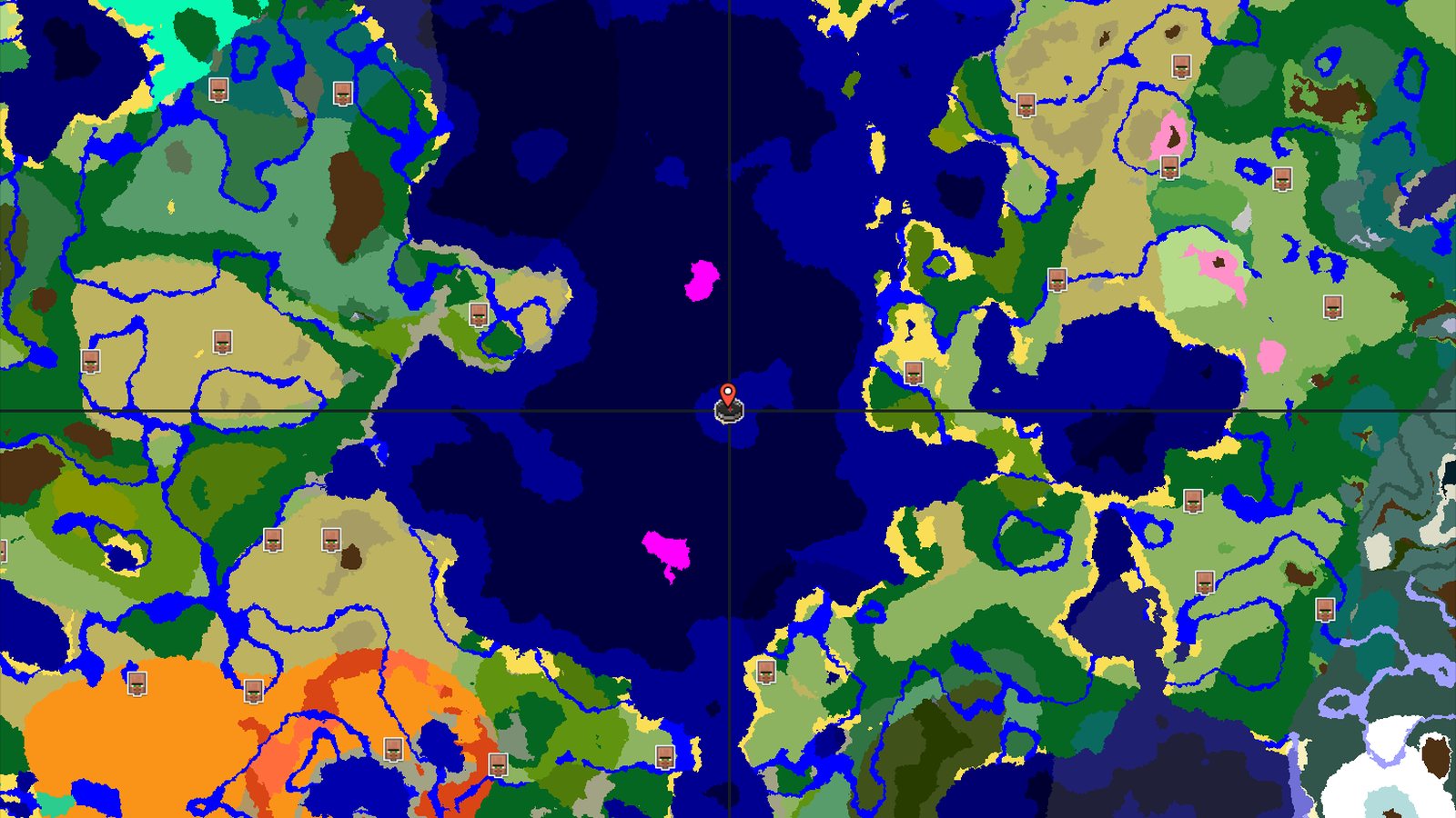 Island Start With Nearby Ocean Wonders — Minecraft seed preview
