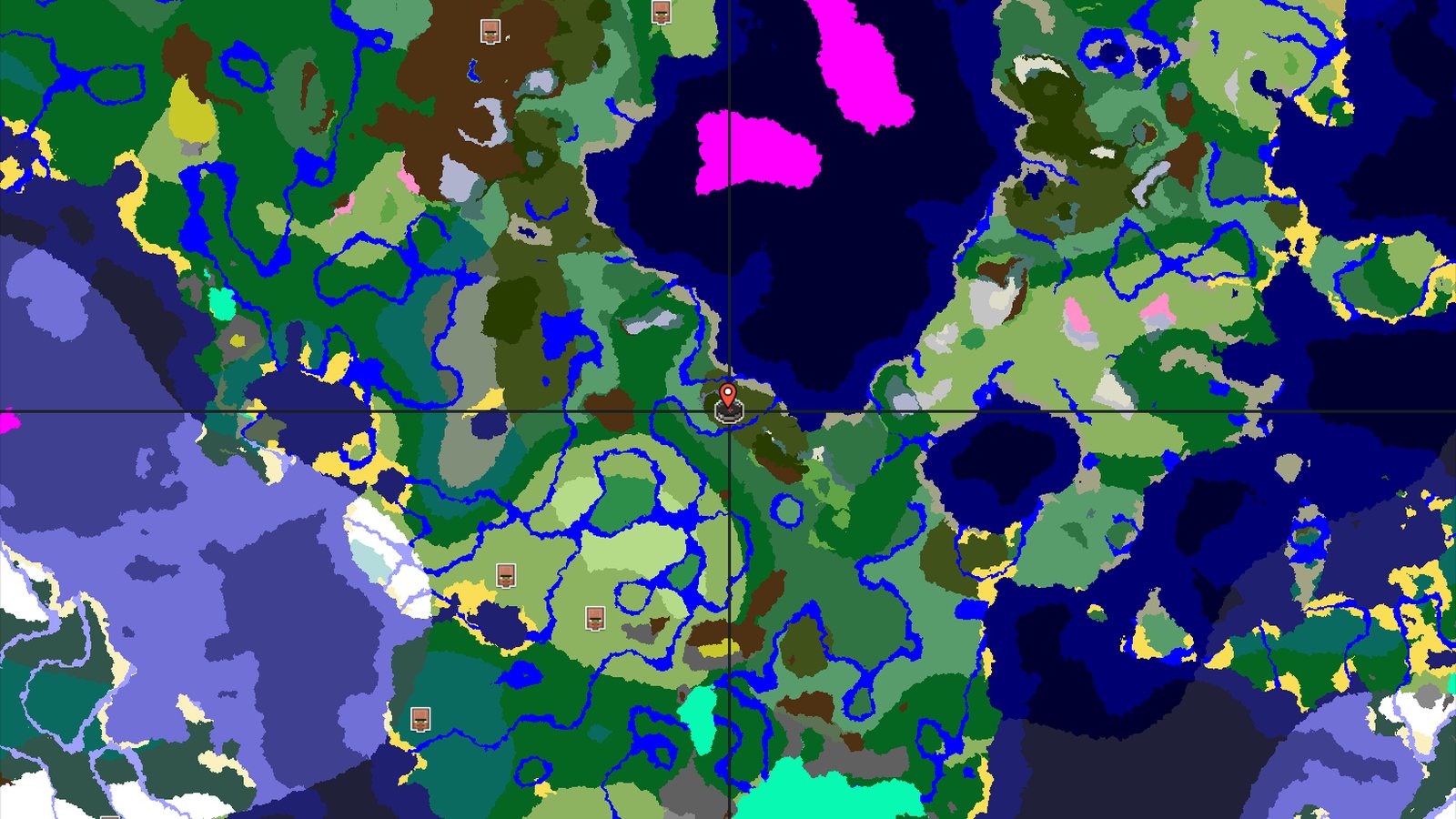 Pale Garden Valley with Nearby Dark Forest — Minecraft seed preview