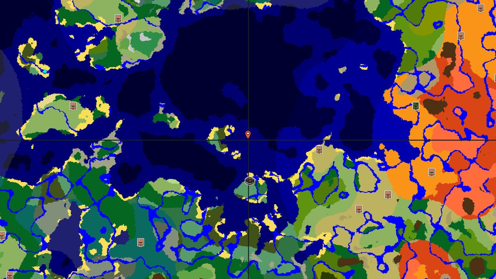 Old Growth Birch Forest Island with Ruined Portal — Minecraft seed preview