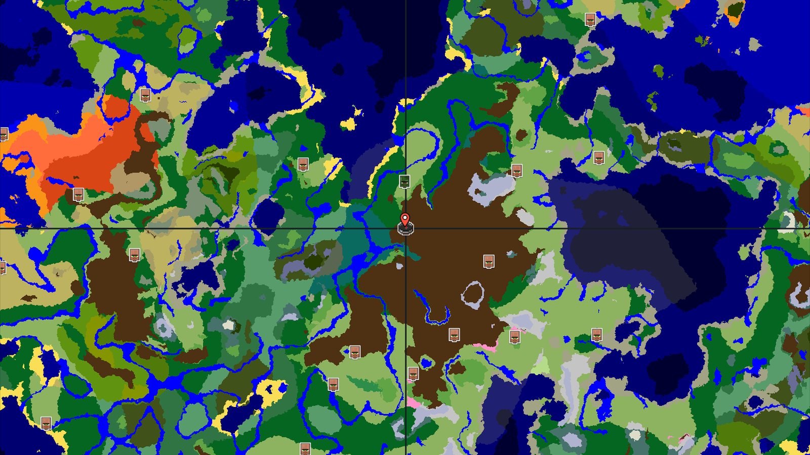 Ancient City near Forest Spawn with Frozen Peaks — Minecraft seed preview