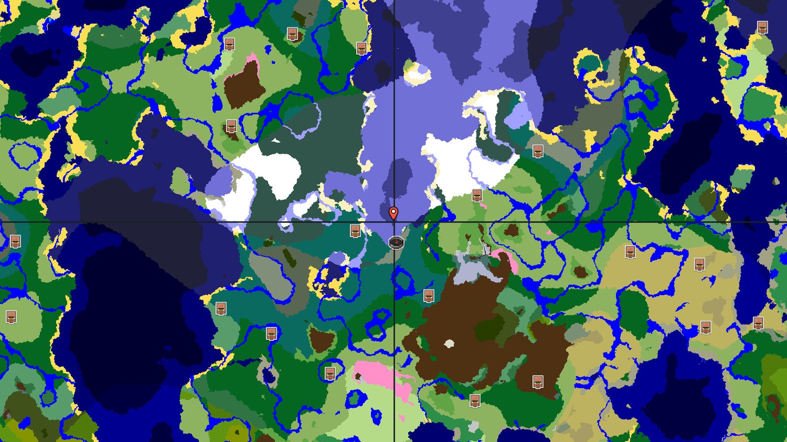 Village with Lush Caves and a Pillager Outpost — Minecraft seed preview