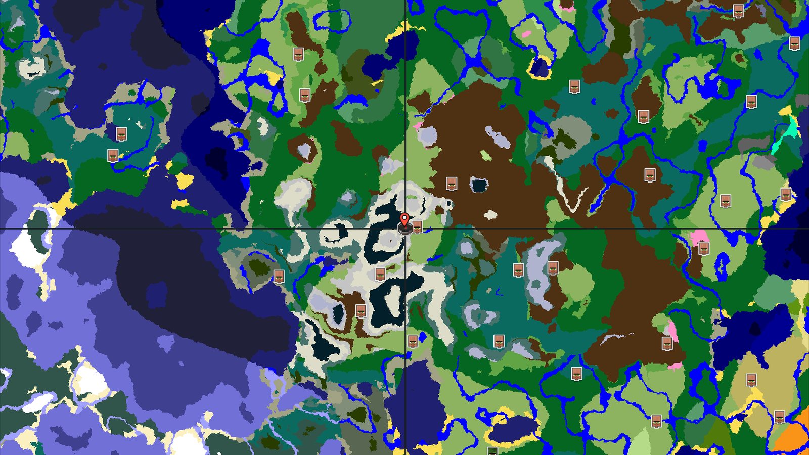 Spawn on Jagged Peaks with an Ancient City Nearby — Minecraft seed preview