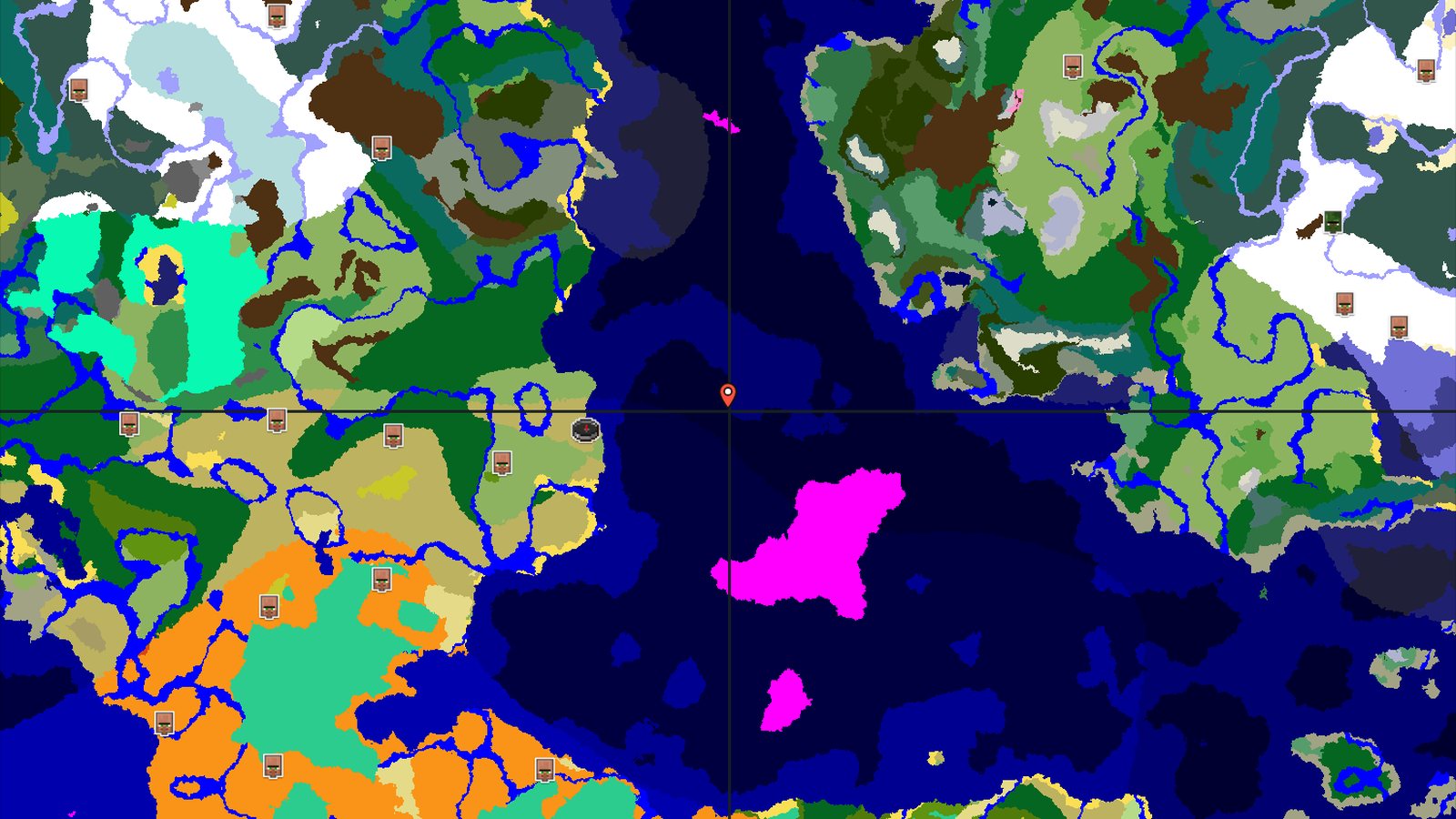 Savanna Spawn with a Close Mushroom Fields Island — Minecraft seed preview