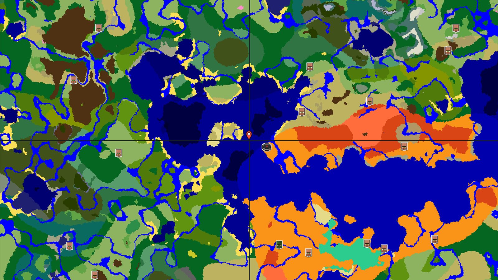Desert Start with Quick Underwater Exploration — Minecraft seed preview