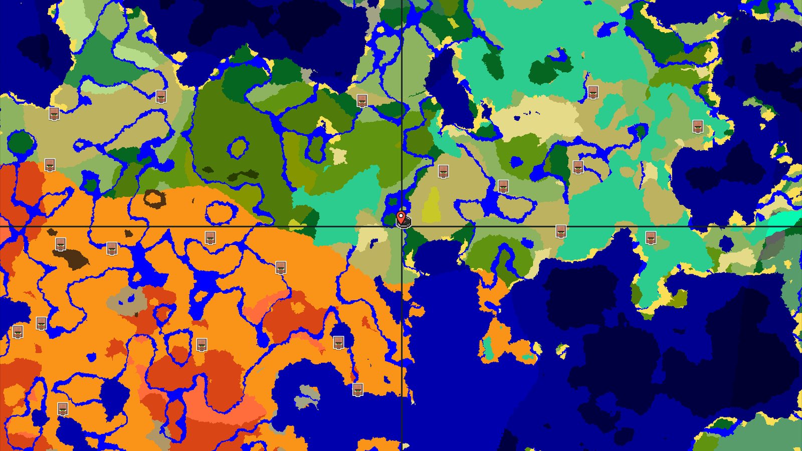 A Mangrove Swamp and Sparse Jungle Near Spawn — Minecraft seed preview