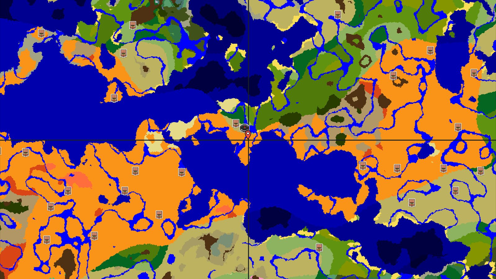 Savanna Spawn with a Nearby Bamboo Jungle — Minecraft seed preview