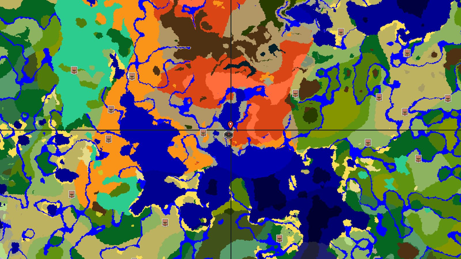 Ruined Portal at Spawn in Badlands — Minecraft seed preview
