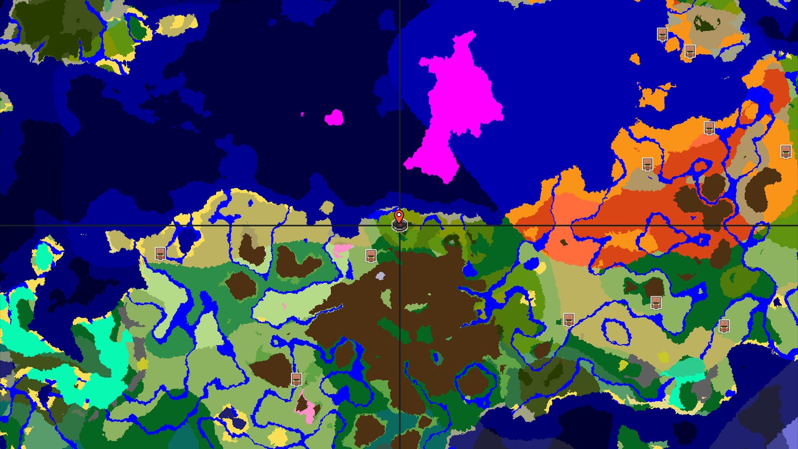 A Jungle Journey with Distant Peaks — Minecraft seed preview