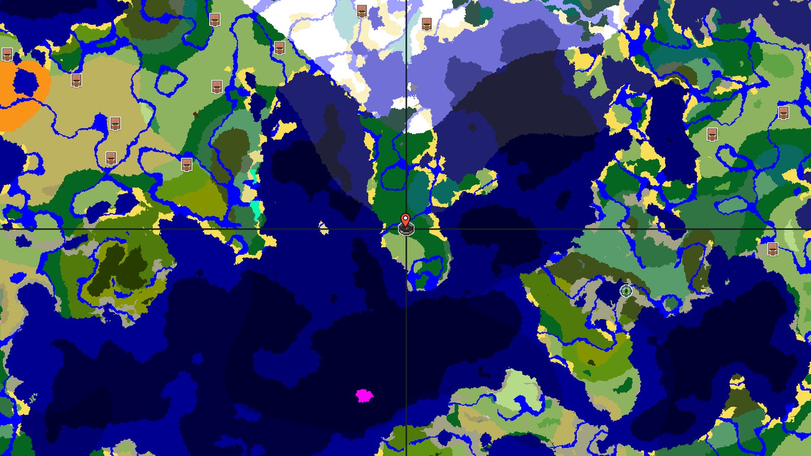 Large Forest Island for Isolated Survival — Minecraft seed preview