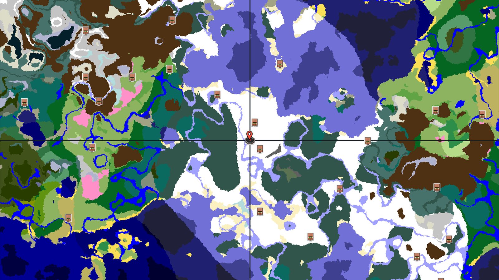 A Snowy Start with Nearby Mineshaft and Icy Vistas — Minecraft seed preview