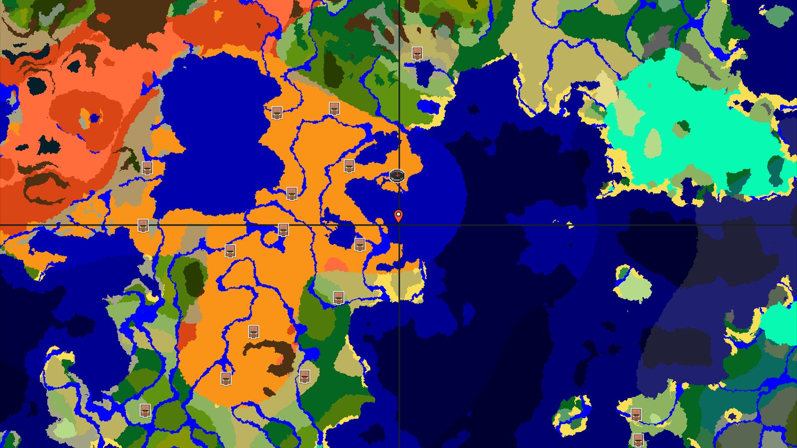 Desert Island Spawn with Nearby Trial Chambers — Minecraft seed preview