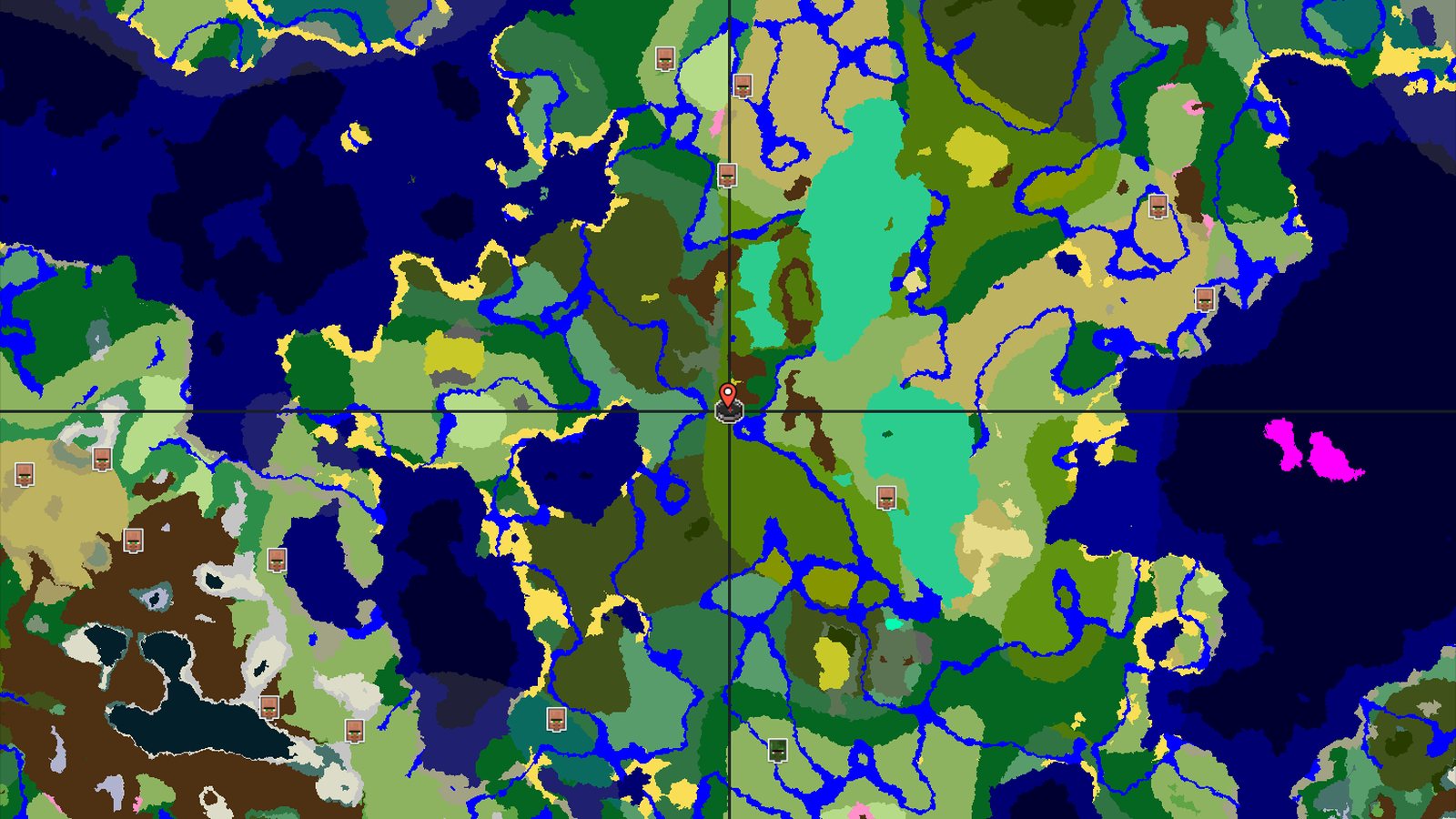Windswept Forest Near Spawn with Ample Jungles — Minecraft seed preview