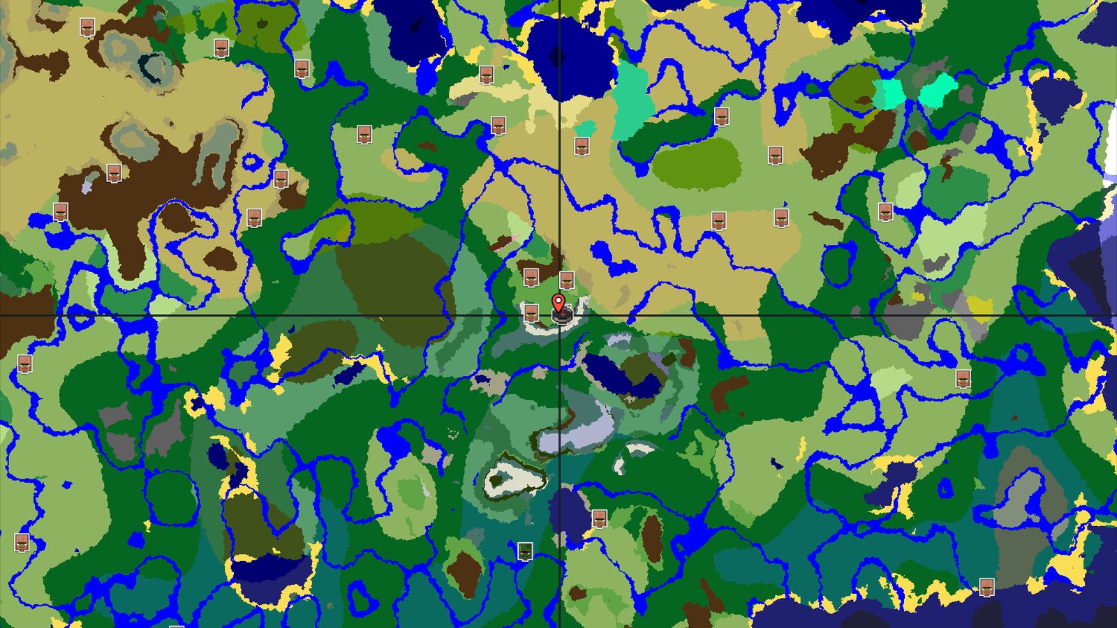 Spawn in a Meadow with a Village, Peaks, and Ancient City Near — Minecraft seed preview