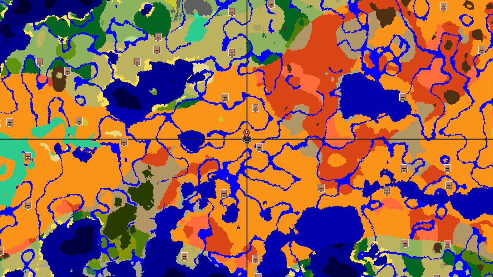 Desert Spawn with Nearby Village and Lush Caves — Minecraft seed preview